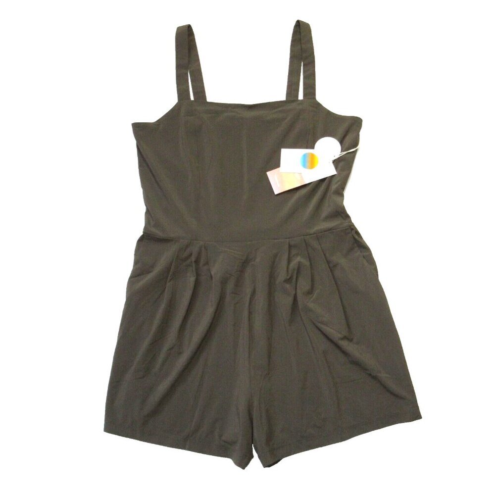 NWT Vuori Villa Cami Romper in Dark Oregano Lightweight 1-Piece XL